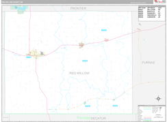 Red Willow County, NE Digital Map Premium Style